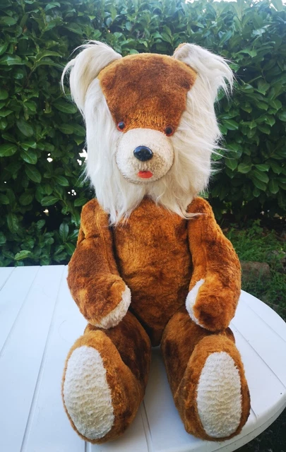 Gros ours en peluche 52 cm (21 pouces) fait main, ours articulé
