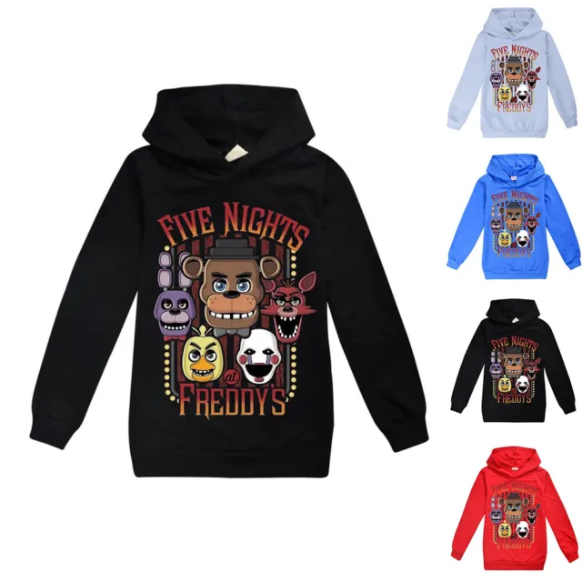 Kids Boy Girl Five Nights at Freddy's Hoodie Hooded Sweatshirt Tops Gift New