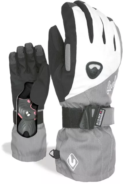 LEVEL Ski Snowboard handschuhe BUTTERFLY WOMEN Handschuh 2023 silver Gloves