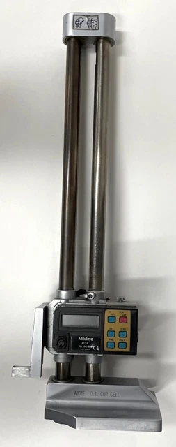 Mitutoyo 192-655 Digimatic Height Gage, 0-12"/0-300mm Range, .0005 /0.01mm Resol Mitutoyo 192-655 Digimatic Height Gage, 0-12"/0-300mm Range, .0005 /0.01mm Resol