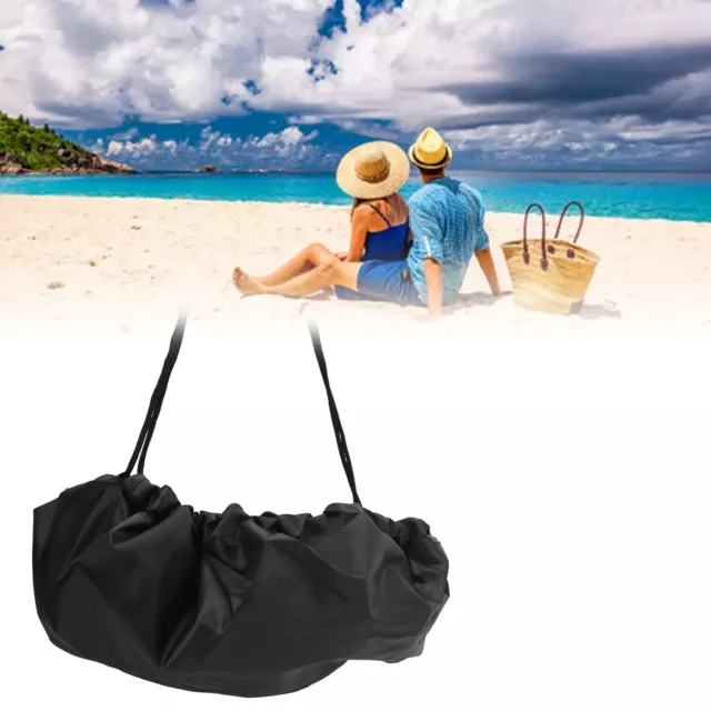 (54cm)Outdoor Wet Bag Black Easy-to-use Outdoor Wet Bag 210D
