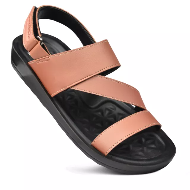 Aerothotic Arch Support Synthetic Leather Back Strap Orthotic Sandals for Women