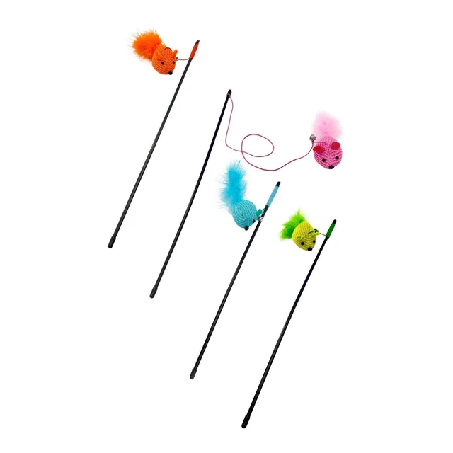 Jouets en plumes de chat Jouets éducatifs Fournitures pour animaux de compagnie