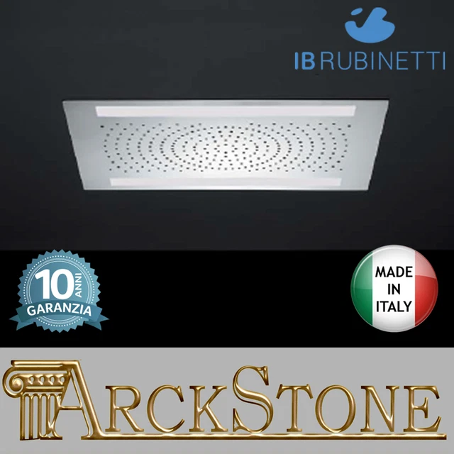Cabezal de Ducha Techo De Cromoterapia Con Comando Ib Grifos Aquabeat Medium