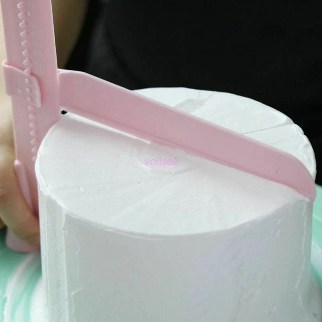 Raspador de crema para pasteles suavizado plástico herramientas de hornear