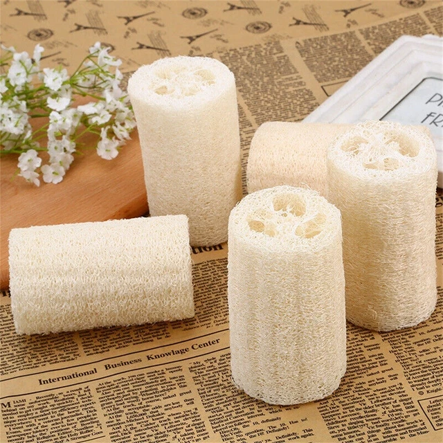 Ringiovanisci la pelle con 1 pz scrubber bagno loofah naturale per una pulizia p
