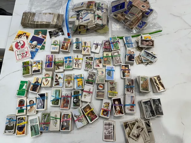 Very Large Job Lot of Vintage Loose Cigarette Tea Trade and Miscellaneous Cards