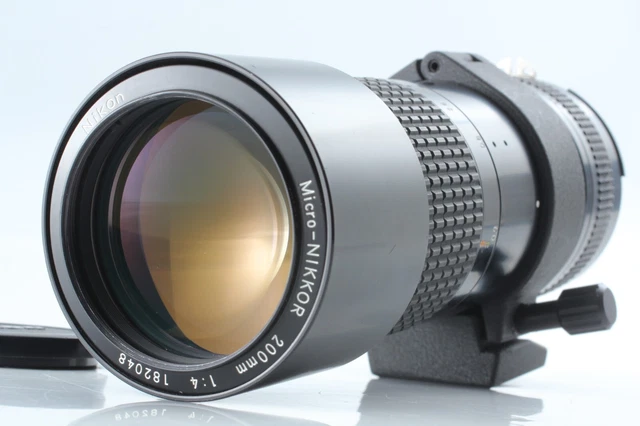 [NEAR MINT] Nikon Ai Micro NIKKOR 200mm f/4 MF Telephoto Lens from Japan #U94A
