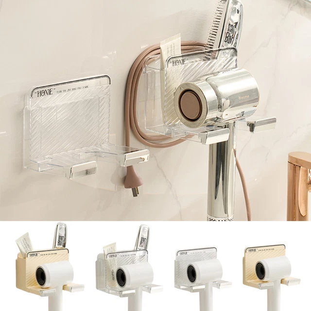 Organizador de pared plegable para montaje en secador de pelo