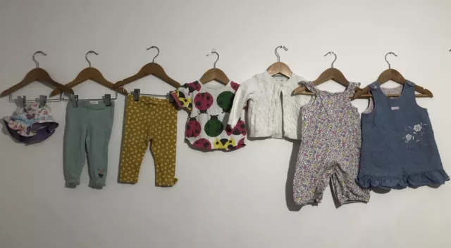 Baby Girls Bundle Of Clothes Age 6-9 Months Next Joj Maman Bebe Tu