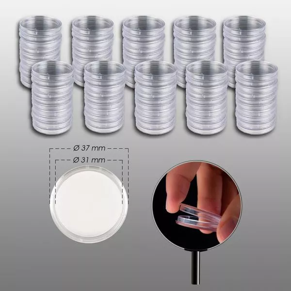 Prophila coin capsules diameter 31 mm pack of 100