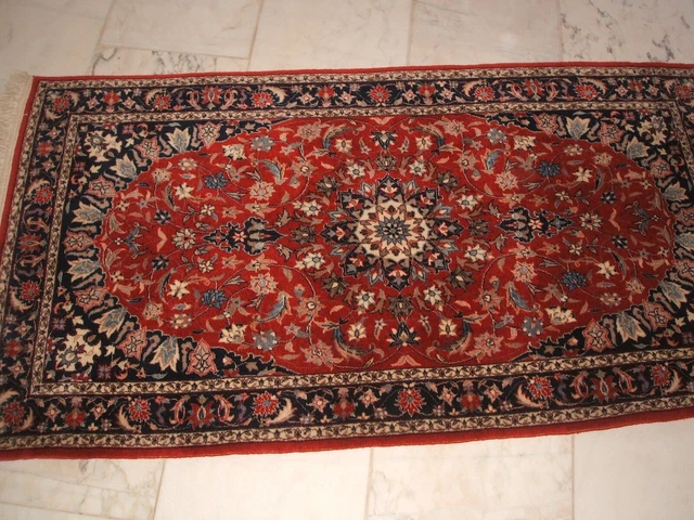 Alfombra Oriental Isfahan Diseño Perfecto China Alfombra Fina Isphahan Runner