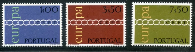 Stamp // Timbre Europa 1971 // Portugal Neuf N° 1107/1109 **