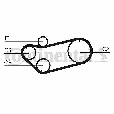 Continental Courroie De Distribution Pour Citroën Axel 11,Gs 1.1,1.2,A 1.3,X 2