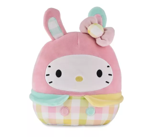 Squishmallow 8” Sanrio Easter Bunny Hello Kitty Plush New