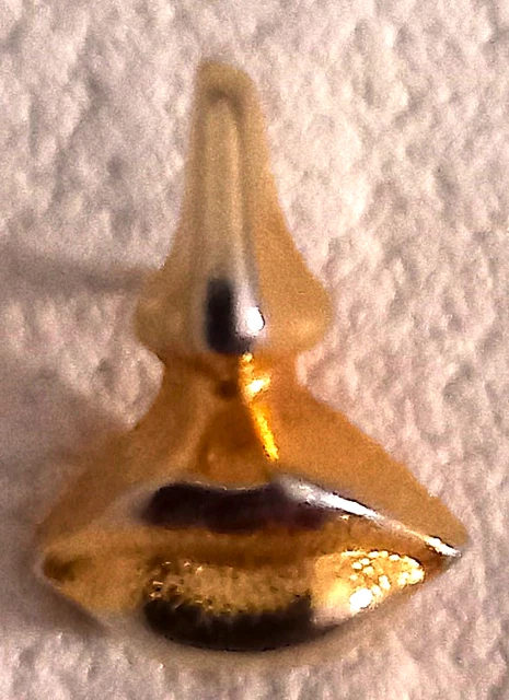 Broche Bijou Salvador Dali « Bouche Nez » - Or - Occasion - Pièce Artistique Vintage