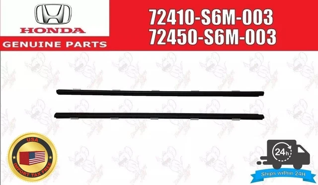 Genuine Honda Acura RSX OEM Front Door Window Belt Molding Set Left+Right New