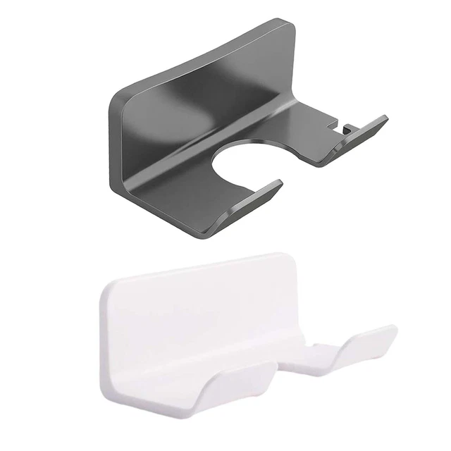 Support Sèche-cheveux Mural Fackelmann – Porte-sèche-cheveux En Zinc Chromé, Dimensions 10 X 8 X 13 Cm, Gain De Place Salle De Bain