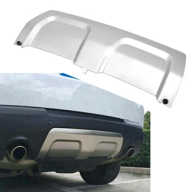 Land Rover Rear Plate SILVER REAR BUMPER Skid Plate Trim Fit Land Rover Range Rover Sport ...