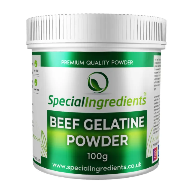 Beef Gelatine Powder 240 Bloom Unflavoured Stabiliser Gelling Aerating Agent