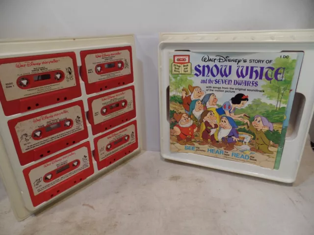Vintage Walt Disney Disneyland Take A Tape Along Cassette And Read Along Book Set 2500 Picclick