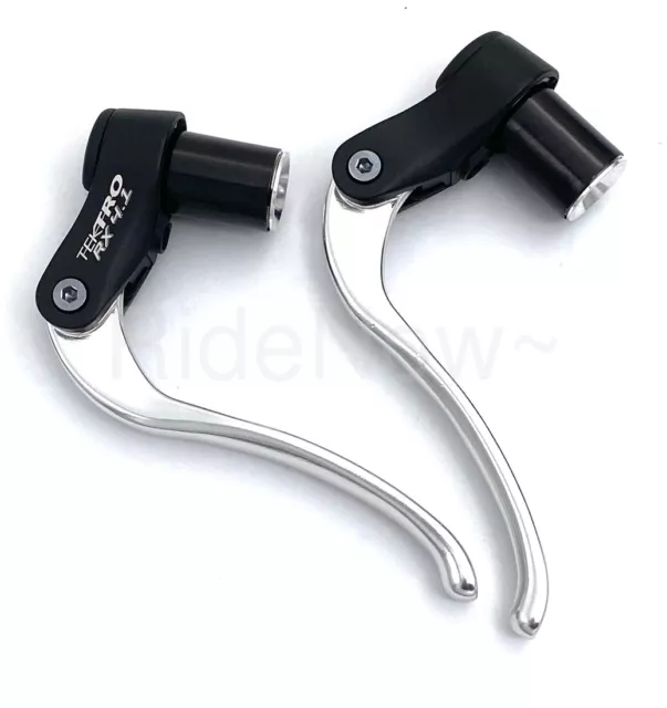 Time Trial/TT/Triathlon Bike Bar End Aero Brake Levers Tektro RX 4.1 Silver