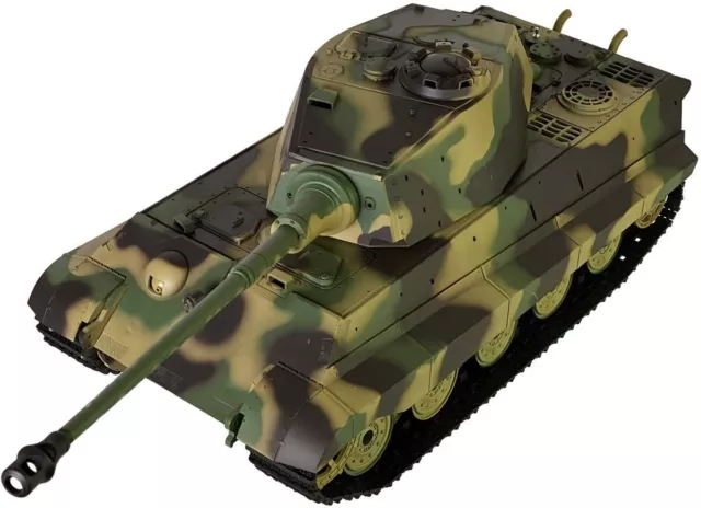 Heng Long 1:16 King Tiger Henschel RC Tank With Smoke And Sound