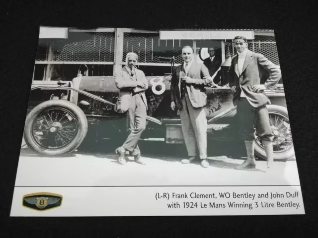 Bentley Le Mans 1924 Press photo car #8
