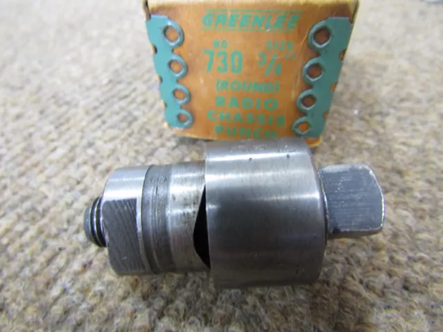 Greenlee Chassis Punch 730 Round 3/4" Very Nice