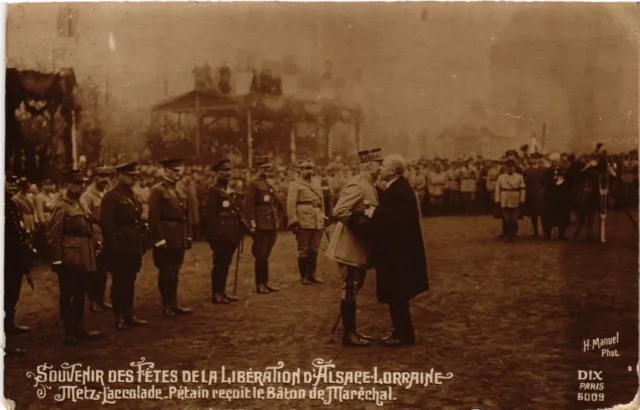 CPA Souvenir des Fetes de la Liberation d'Alsace-Lorraine - METZ (439224)