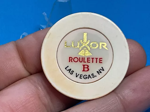 Luxor Las Vegas Nevada Casino  Roulette Chip  W-407