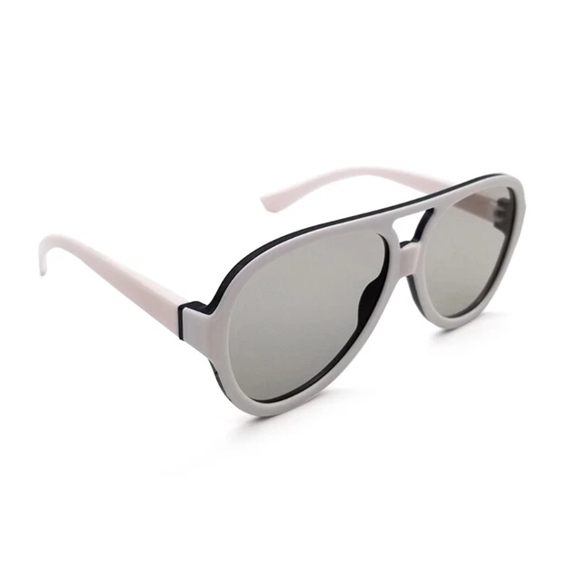 Polarized Unisex Eye Glasses Support Polarized 3D TV for Most Domestic Cinemas