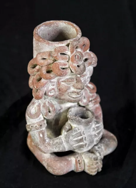 Pre-Columbian Meso American Art Zapotec Effigy Urn (Oaxaca Mexico) 3