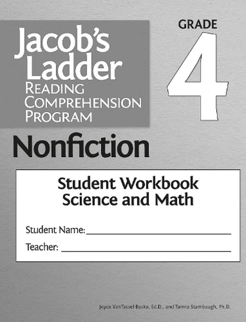 Comprehension Ladder Visual JACOB'S LADDER READING Comprehension Program: Nonfiction Grade 4 ...