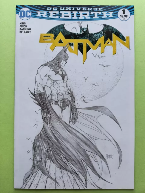 Batman #1 Michael Turner Aspen Sketch Variant NM- 2016