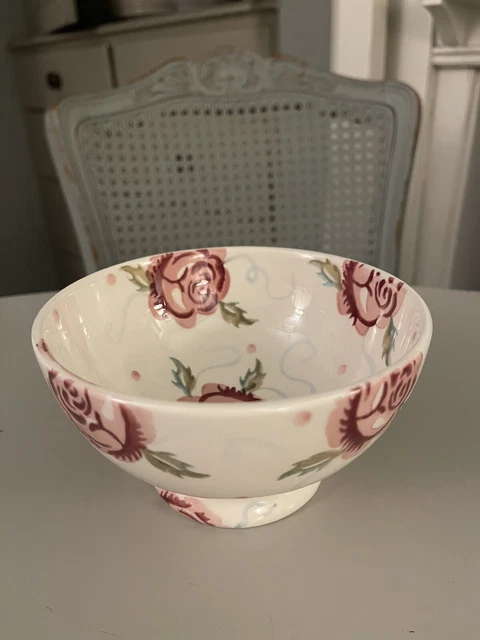 Emma Bridgewater Rose and Bee French Footed Bowl Brand New Rare and Discontinued