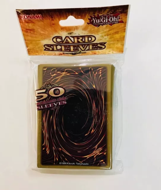 YuGiOh! Deluxe Card Back Card Sleeves (50) | Tournament legal | Official  Konami