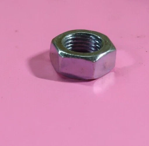 Thin Hex Jam Nuts Grade 2 Steel Electro Zinc Plated Finish (10)