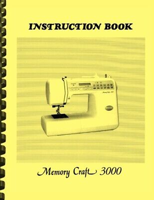 Máquina de coser Janome Memory Craft 3000 MANUAL DE INSTRUCCIONES DEL PROPIETARIO