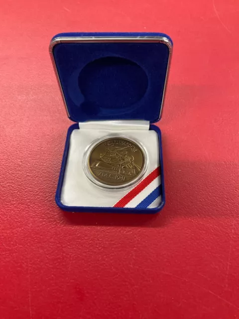 Pearl Harbor USS Arizona BB-39 Memorial Museum Foundation Token Coin