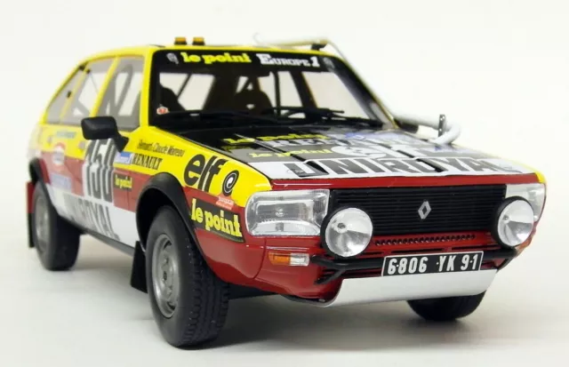 Otto 1/18 Renault 20 Turbo 4x4 Paris Dakar 1982 Marreau Resin Scale Model Car