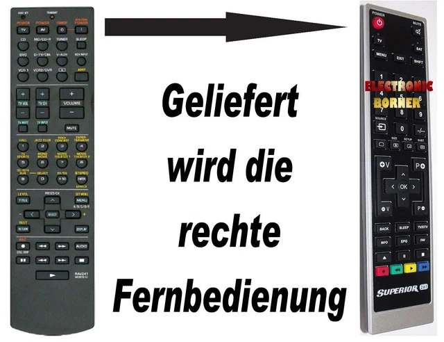 Ersatz Fernbedienung Passend Für Yamaha RAV213 RX-V800RDS