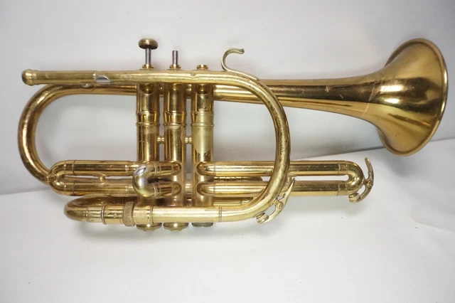 VINTAGE CG CONN Ltd Trumpet Elkhart Indiana Parts as is $107.99