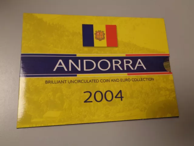 ANDORRA 2004 - Offizieller KMS mit allen 9 Münzen komplett