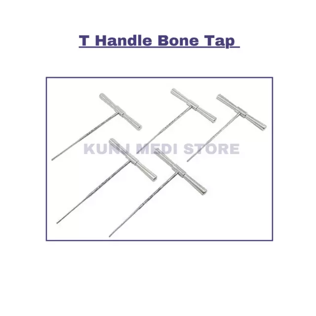 Orthopädischer Knochenhahn mit T-Griff, chirurgisches Instrument, 5 Stück