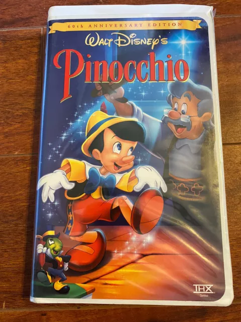 Walt Disney Classic Pinocchio VHS - 60th Anniversary Edition
