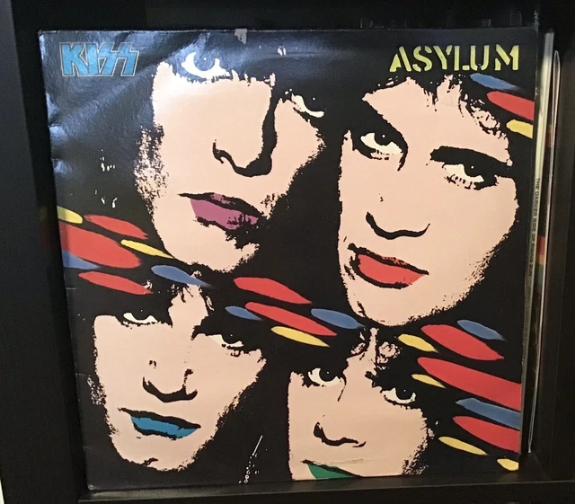 Kiss Lp Asylum Italy 1985 Original Inner Sleeve