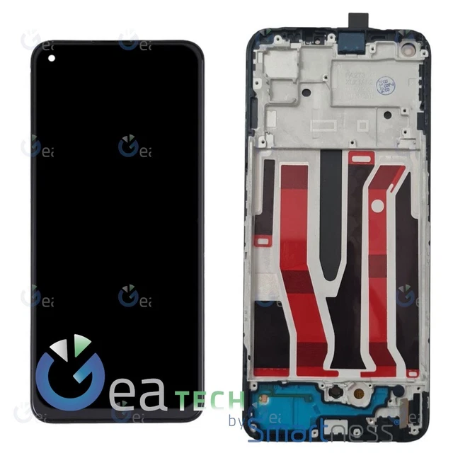 Écran LCD Complet Avec Cadre Pour OPPO A94 5G / Reno 5Z - Pièce De Rechange Neuve, Couleur Noire