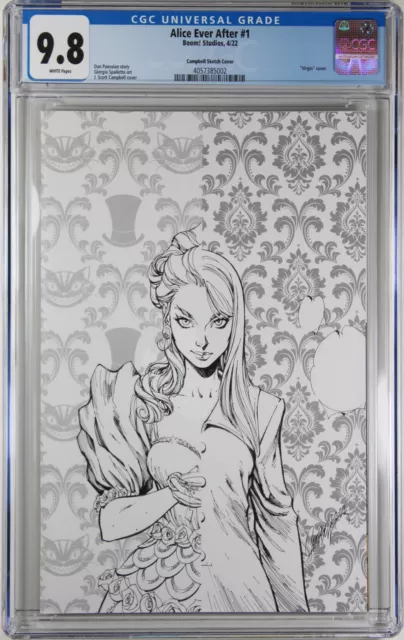 Alice Ever After #1 (J. Scott Campbell 1:50 Ratio Variant) ~ Cgc Graded 9.8 Nm/M