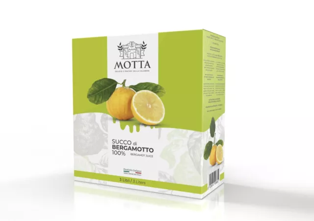 Succo di Bergamotto 100% 3 Lt - Confezione da 4 bag in box